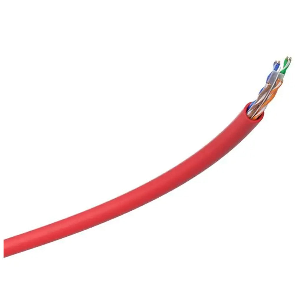 Metro Cabo de Rede Impact Giga CAT6 UTP 4P IG6CVM Intelbras, 100% Cobre - Vermelho